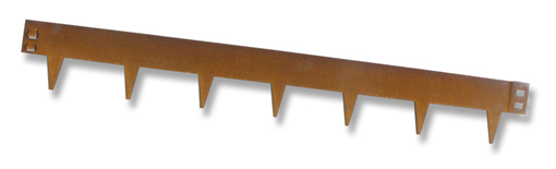 bordure acier corten